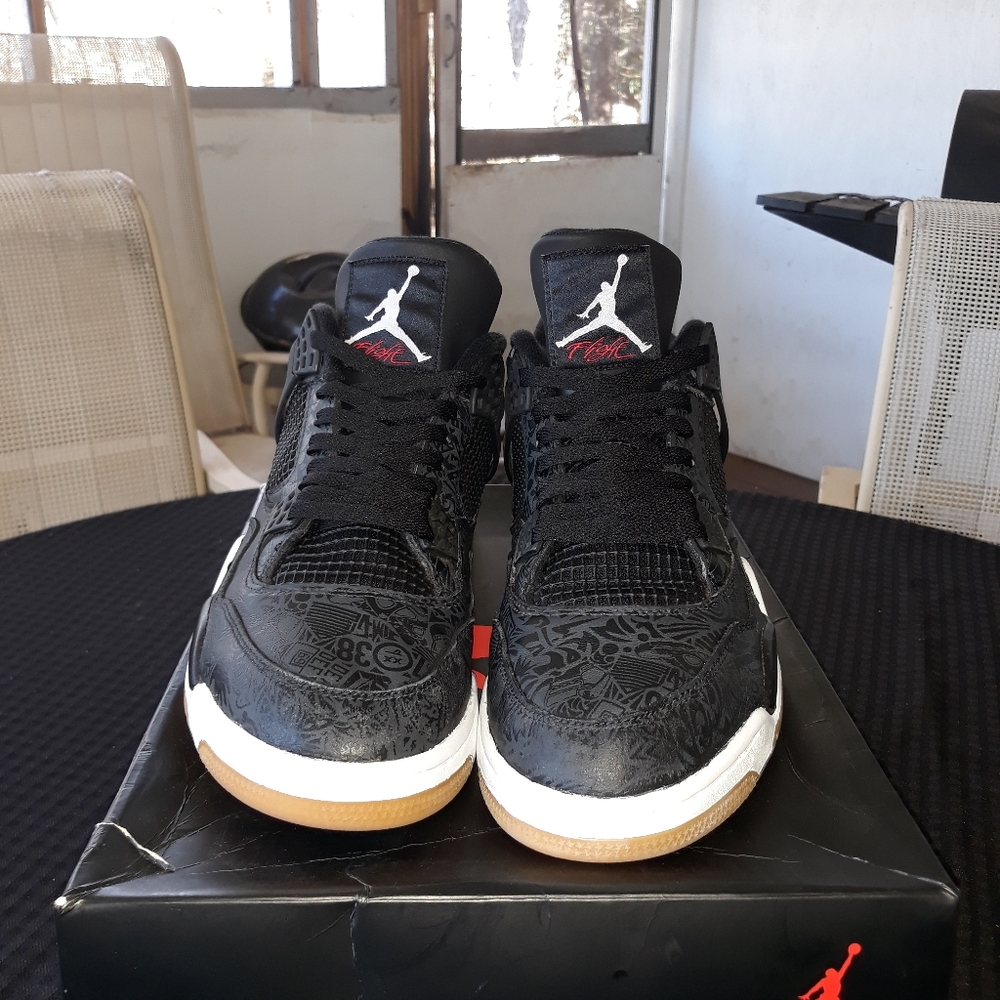 Jordan 4 laser